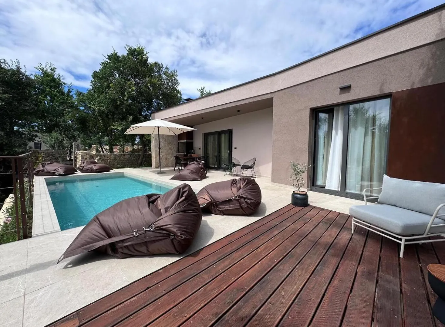 Villa Veros For 5 People Near Labin - Rabac With Private Pool & Kids Playground