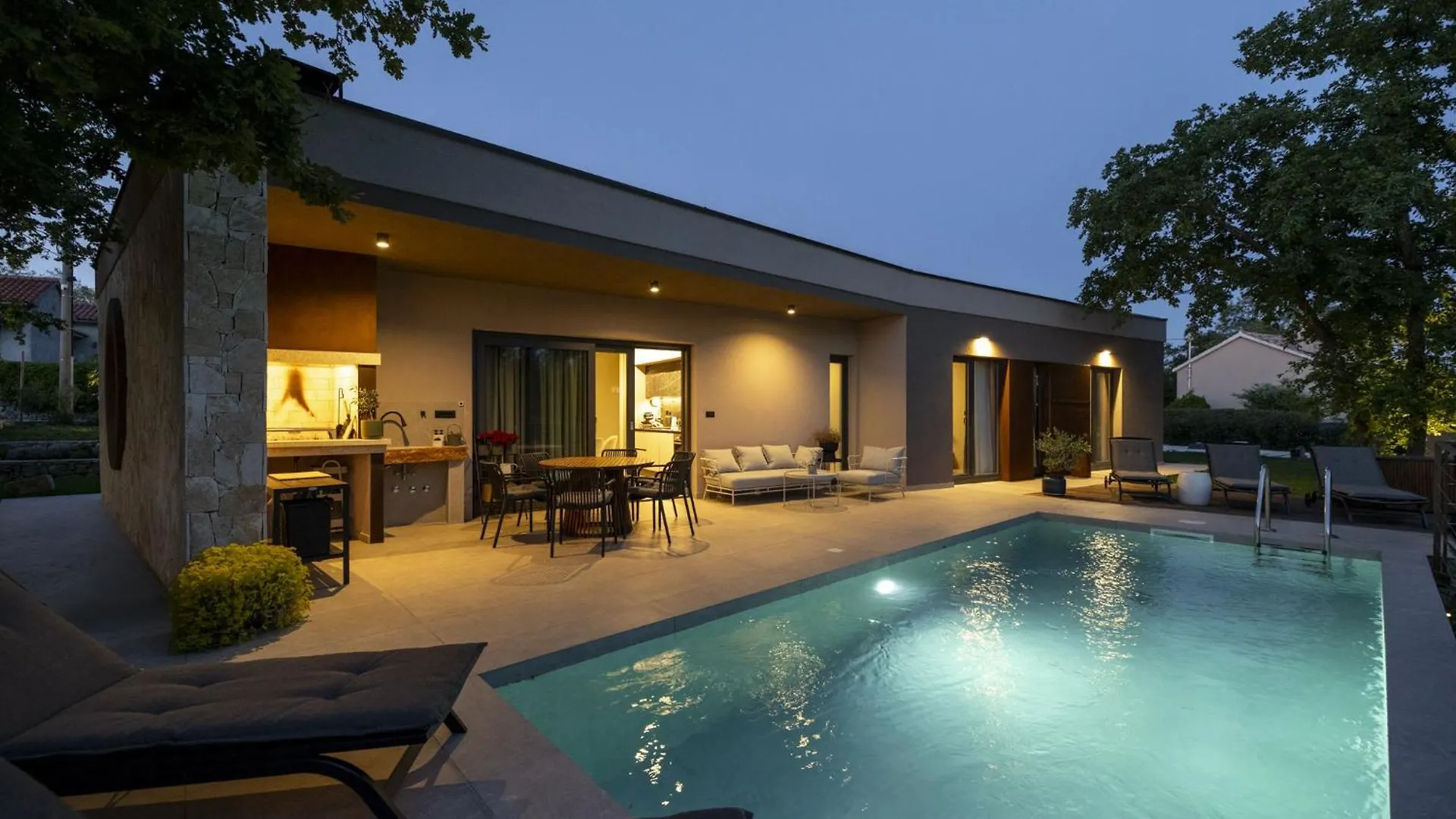 Villa Veros For 5 People Near Labin - Rabac With Private Pool & Kids Playground